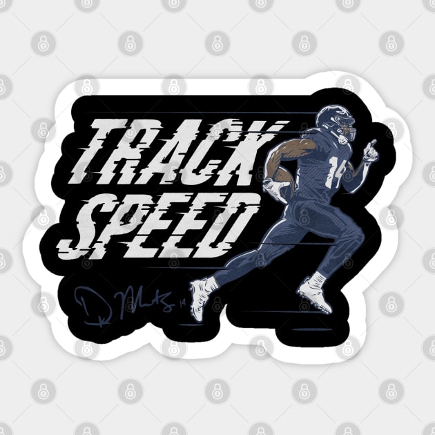 DK Metcalf Track Speed Sticker by Chunta_Design